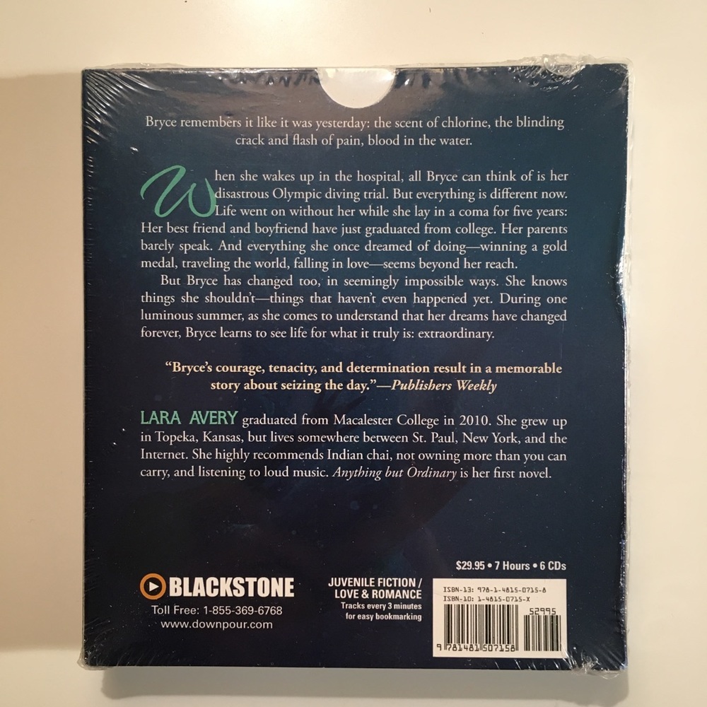 3/$25! NWT ANYTHING BUT ORDINARY AUDIO BOOK - Picture 2 of 2